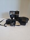 Canon T50 SLR 35mm  Film Camera w/ Canon FD 50mm 1:1.8 Lens Tested And Flash
