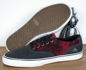 Emerica Skateboard Skate Shoes shoes Provost Slim Vulc grey red white South 9/42