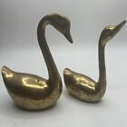 New ListingVintage Pair Brass Swans Geese Small Figurines MCM Mid Century