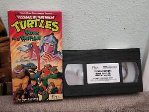 New ListingTeanage Mutant Ninja Turtles Heroes In A Half Shell VHS Tape Movie Cartoon Nice