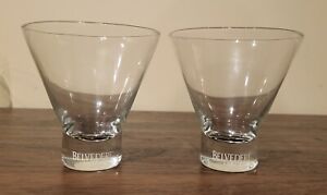 2 Polish Belvedere Vodka Stemless Martini Glasses