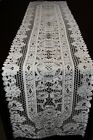Solid White Embroidered Lace Cutwork Placemat Table Runner Wedding Party Banquet