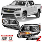 Left+Right Pair For 15-22 Chevy Colorado [Factory Style] Replacement Headlights