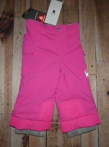 Spyder Kids Insulated Ski Snow Pants Bitsy Taffy Pink Baby Toddler 2T 4T NWT