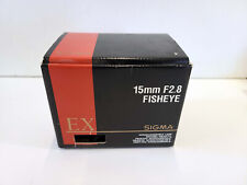 Sigma 15mm F2.8 Fisheye for Canon