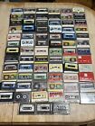 Lot of 75 Mixed Used Cassette Tapes Sold As Blank Type 1 Normal Bias TDK Sony