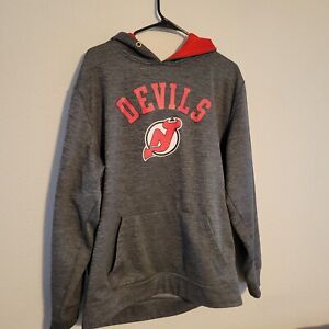 New ListingNew Jersey Devils hockey team hoodie grey/red XL