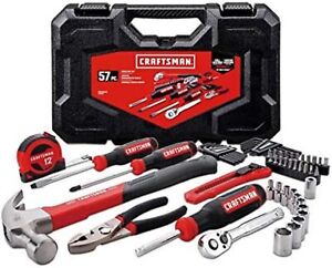 CRAFTSMAN Home Tool Set/Mechanics Tools Kit,57-Piece Brand New