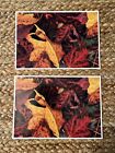 2 Virginia VA North Carolina NC Blue Ridge Parkway Postcard Vintage Fall Leaves