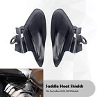Dark Smoke Engine Saddle Heat Air Deflectors Fit For Indian Chief Chieftain 14+ (For: Indian Roadmaster)