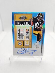 Chase Claypool Bears - 2020 Contenders Optic Rookie Ticket On-Card Auto /99 #120