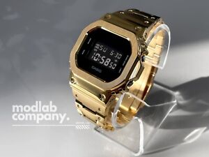 [CLASSIC Series] G-Shock DW5600 BB model - Gold / Black Men's watch Gift