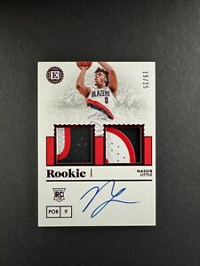 New ListingNassir Little 2019-20 Panini Encased Rookie Dual Patch Auto /25 RC #269
