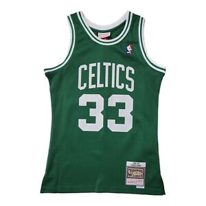 Boston Celtics Larry Bird #33 Green/White Jersey size Men's S to XXL