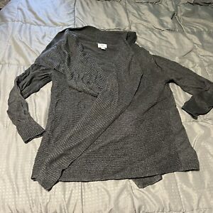 Old Navy Light Weight Open Front Cardigan Gray Women's Plus size 1x