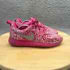 Nike Roshe Run Print Womens Size 7.5 (6Y) Shoes White Pink Athletic Running
