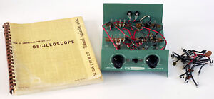 New ListingHeathkit EF-2 oscilloscope trainer, with manual and parts, clean/tested
