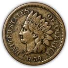 New Listing1859 Indian Head Cent Choice Very Fine VF+ Coin #7101