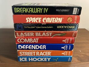 New ListingAtari 2600 CIB Game Lot of 8 Complete in Box Manual Tested Good Condition