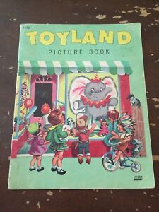 1966 Toyland Picture Book Softcover Lowe Book