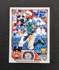 New Listing2023 Topps Holiday JULIO RODRIGUEZ Santa Hat Variation SP #H26 Seattle Mariners
