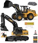Construction Toys Excavator for Kids Geyiie Construction Vehicle Set Bulldoze...