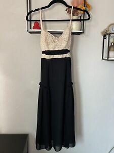bcbg maxazria dress Tan And black size 2