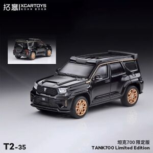 XCarToys 1:64 TANK700 Limited Edition Black Gold Diecast Model Car