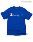 Champion T-Shirt Men's Jersey Tee Classic Fit Script Logo