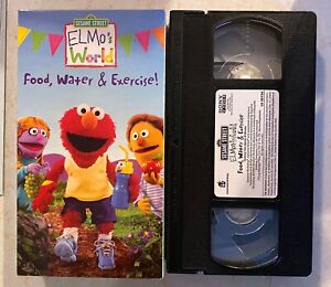 VHS: Sesame Street/Elmo's World: Food, Water & Exercise