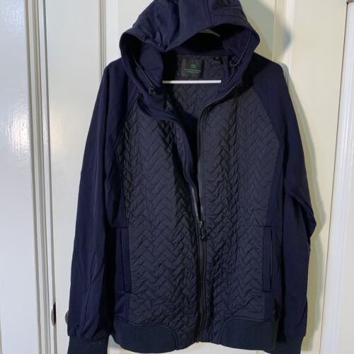 Scotch & Soda Men’s Hooded Jacket Size XL NAVY BLUE