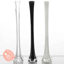 12 pc Eiffel Tower Vases Wedding Centerpiece Choose Clear Black White