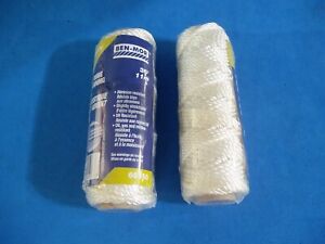 LOT OF TWO HOUSEHOLD TWINE MEDIUM DUTY 36' POLYESTER