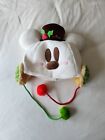 Tokyo Disney Fan Cap Ear Hat Sweet Christmas 2015 Mickey Mouse Japan Snowman NWT