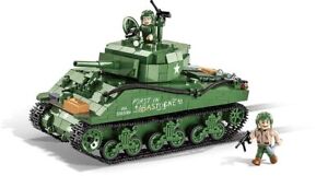 COBI WWII Jumbo Sherman M4A3E2 Assault Tank  - Model WW2 Building Block Set 2550