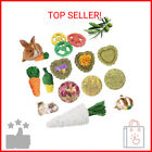 Lacrima Rabbit Toys 12PCS, Guinea Pig Toys, Bunny Toys for Rabbits, Guinea Pig H