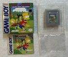 BART SIMPSON Escape Camp Deadly Nintendo Game Boy w/ Box Instructions Works 1991
