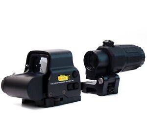 558+G33 Holographic Sight w/ Magnifier Red Green Dot Holosight Reflex Clone 558