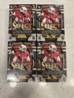 New Listing2021 Panini Select Football Factory Sealed Blaster Box - Red And Blue - Lot of 4