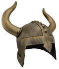 Adult Medieval Barbarian Helmet Horns Viking Horned Halloween Costume Accessory