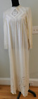 Vintage  Saybury  Nightgown Cotton Embroidered Lace Pintuck Size M