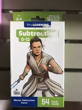 Star Wars Subtraction 0-12 Flash Cards, Ages 6+