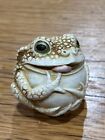 Harmony Kingdom Alfred One Cute Frog UK Made Roly Poly Figurine