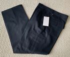 NWT Men's French Club Classic Solid Black Flap Cargo Pocket Pants SIZES 30-40