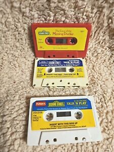 Lot Of 3 Sesame Street Cassette Tapes