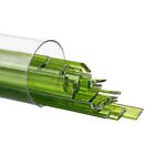 Bullseye Spring Green Glass Ribbon 90 COE