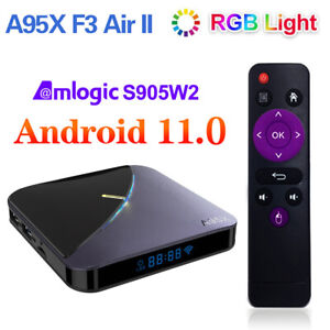 A95X F3 Air II TV Box S905W2  Android 11.0 4GB+64GB 4K Dual WIFI BT Media Player