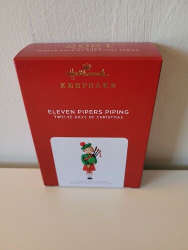 2021 HALLMARK Keepsake Ornament “ELEVEN PIPERS PIPING” 12 Days of Christmas 