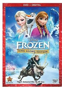 Disney Frozen Sing-Along Edition DVD Plus Mickey Mouse Short Get A Horse