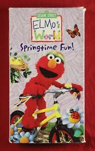 Elmo's World - Springtime Fun! - Sesame Street (VHS, 2002)